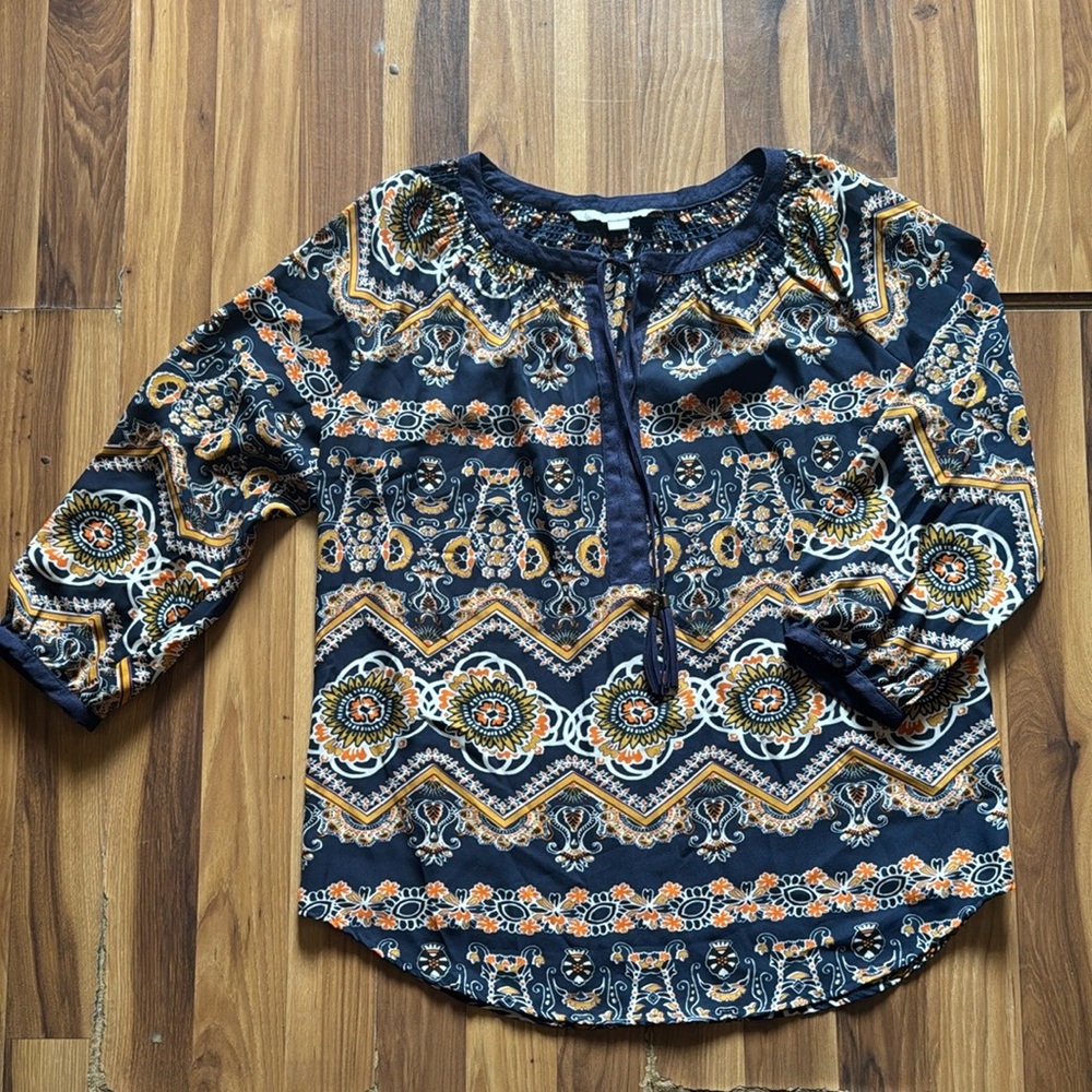 Patterned Valerie Stevens Blouse